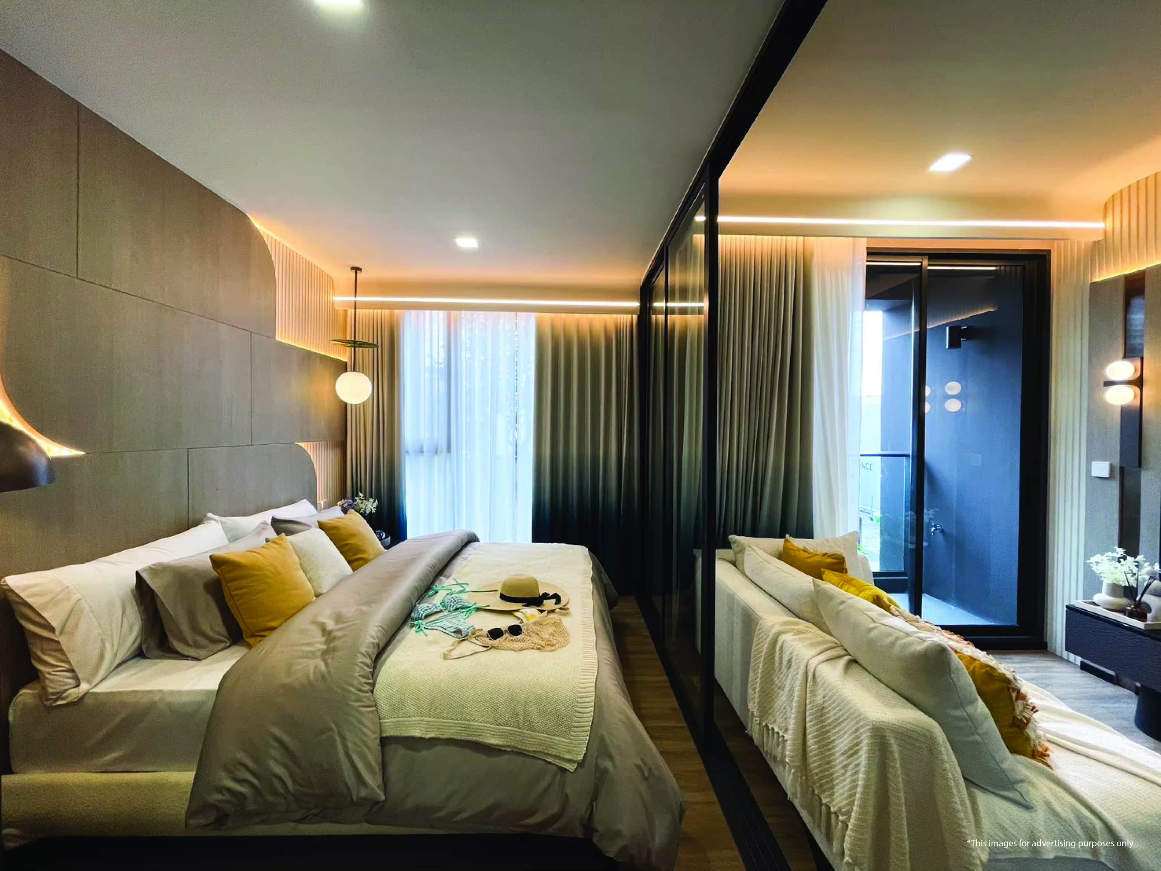 Aquarous Jomtien Pattaya 1-комнатная 34.7 м2 6 фото
