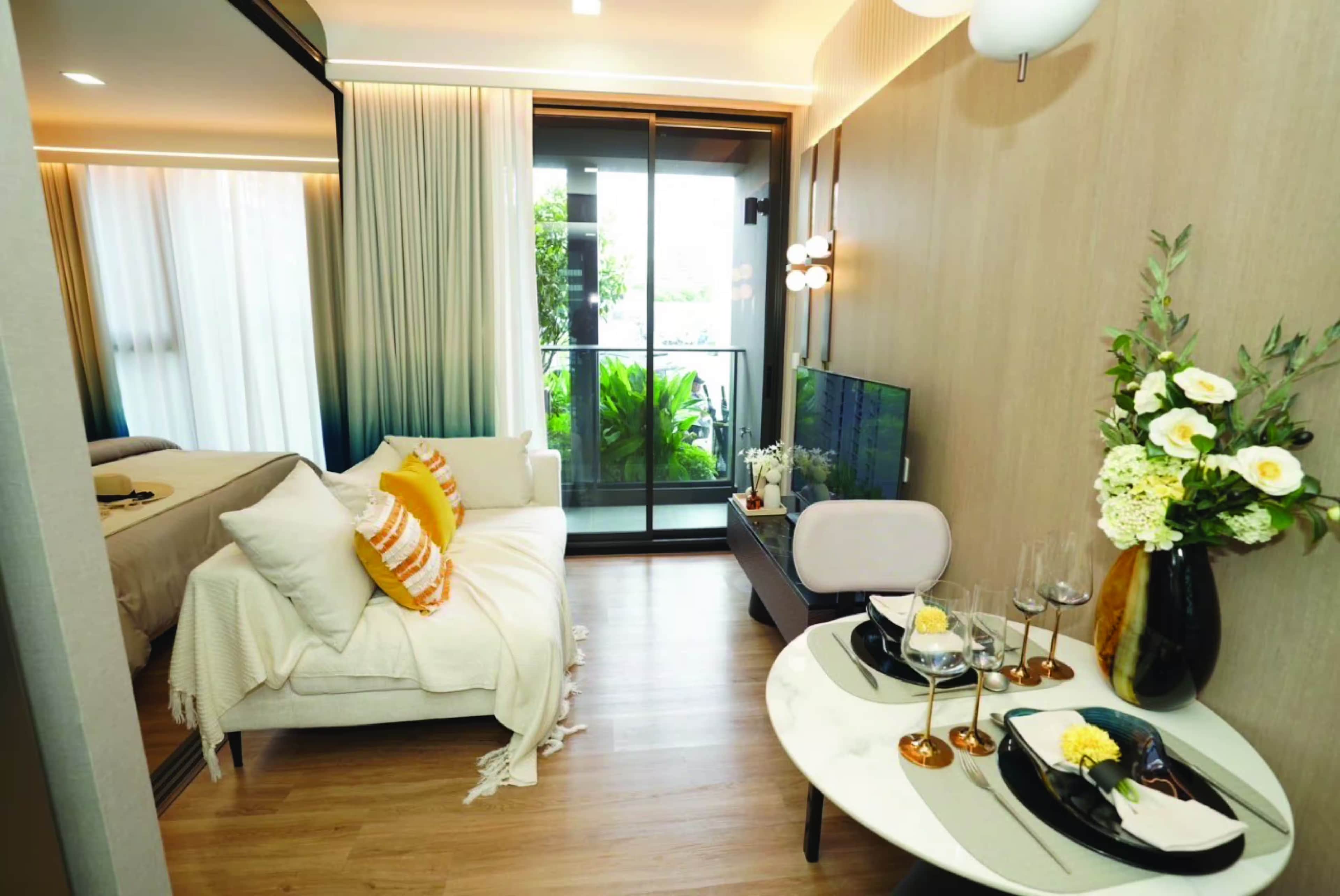 Aquarous Jomtien Pattaya 1-комнатная 34.7 м2 9 фото