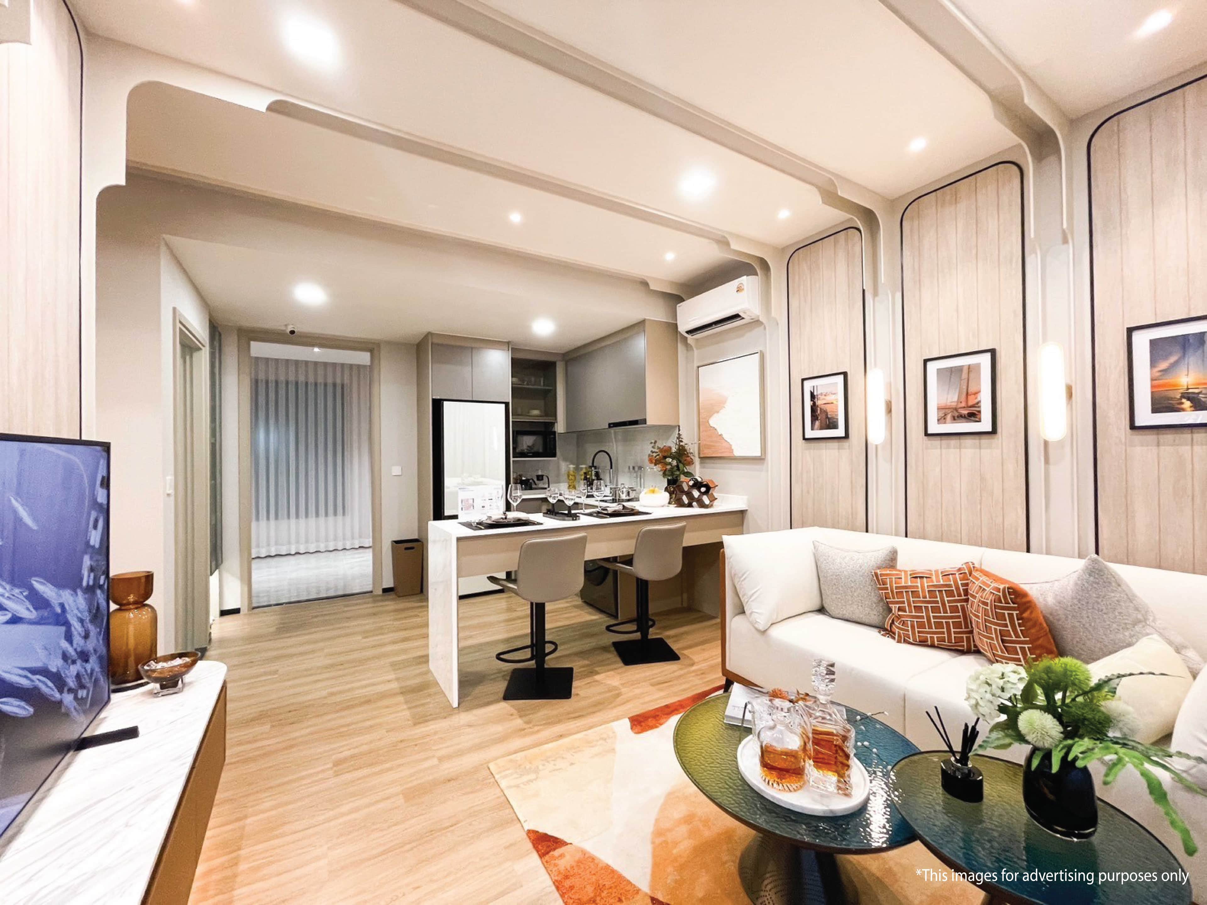 Aquarous Jomtien Pattaya 2-комнатная 79.75 м2 1 фото