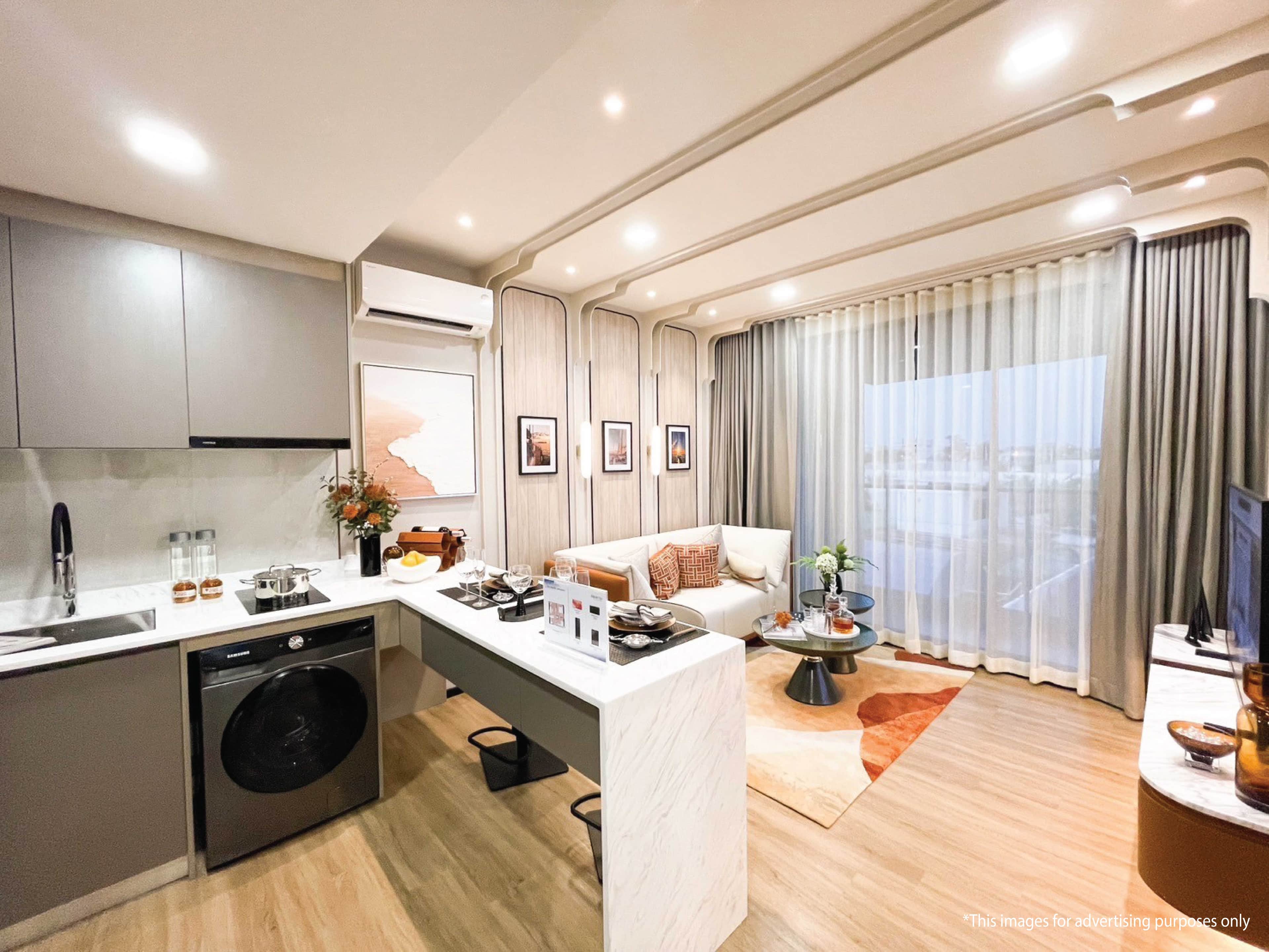 Aquarous Jomtien Pattaya 2-комнатная 79.75 м2 2 фото