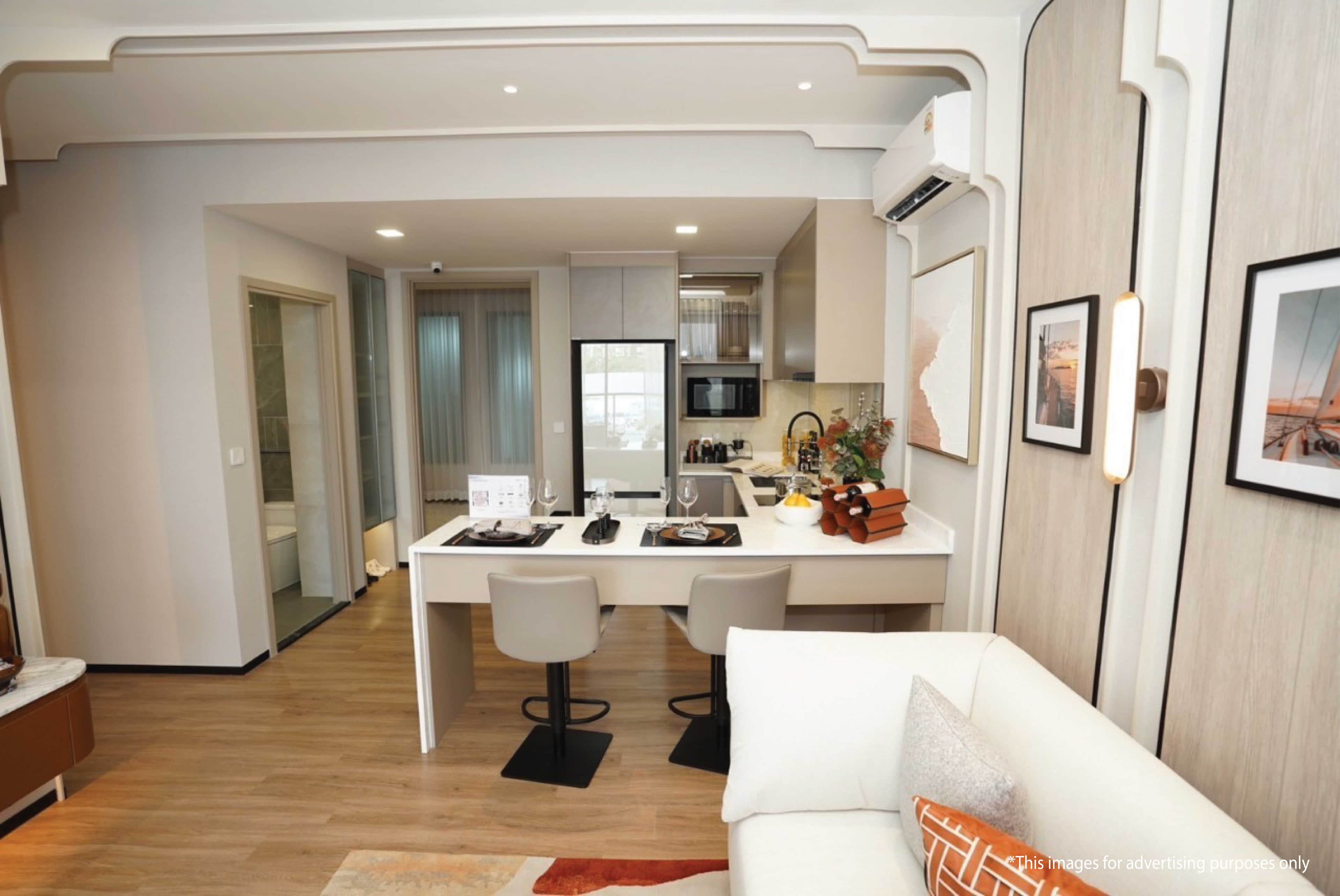 Aquarous Jomtien Pattaya 2-комнатная 79.75 м2 19 фото