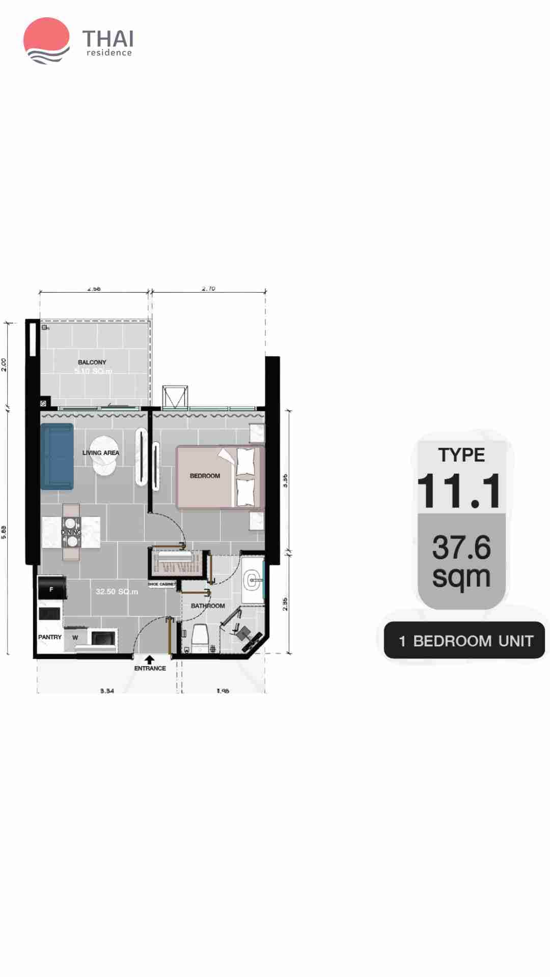 ЖК Copacabana Coral Reef планировки 1-комнатная от 32.1 м2 - 77.8 м2 17 фото