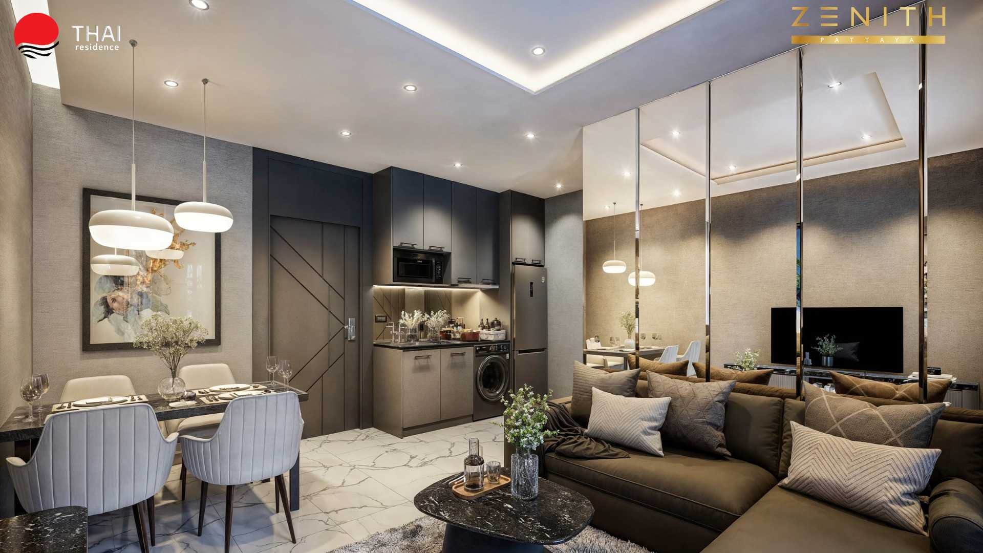 Zenith Pattaya 1-комнатная 30 м2 3 фото