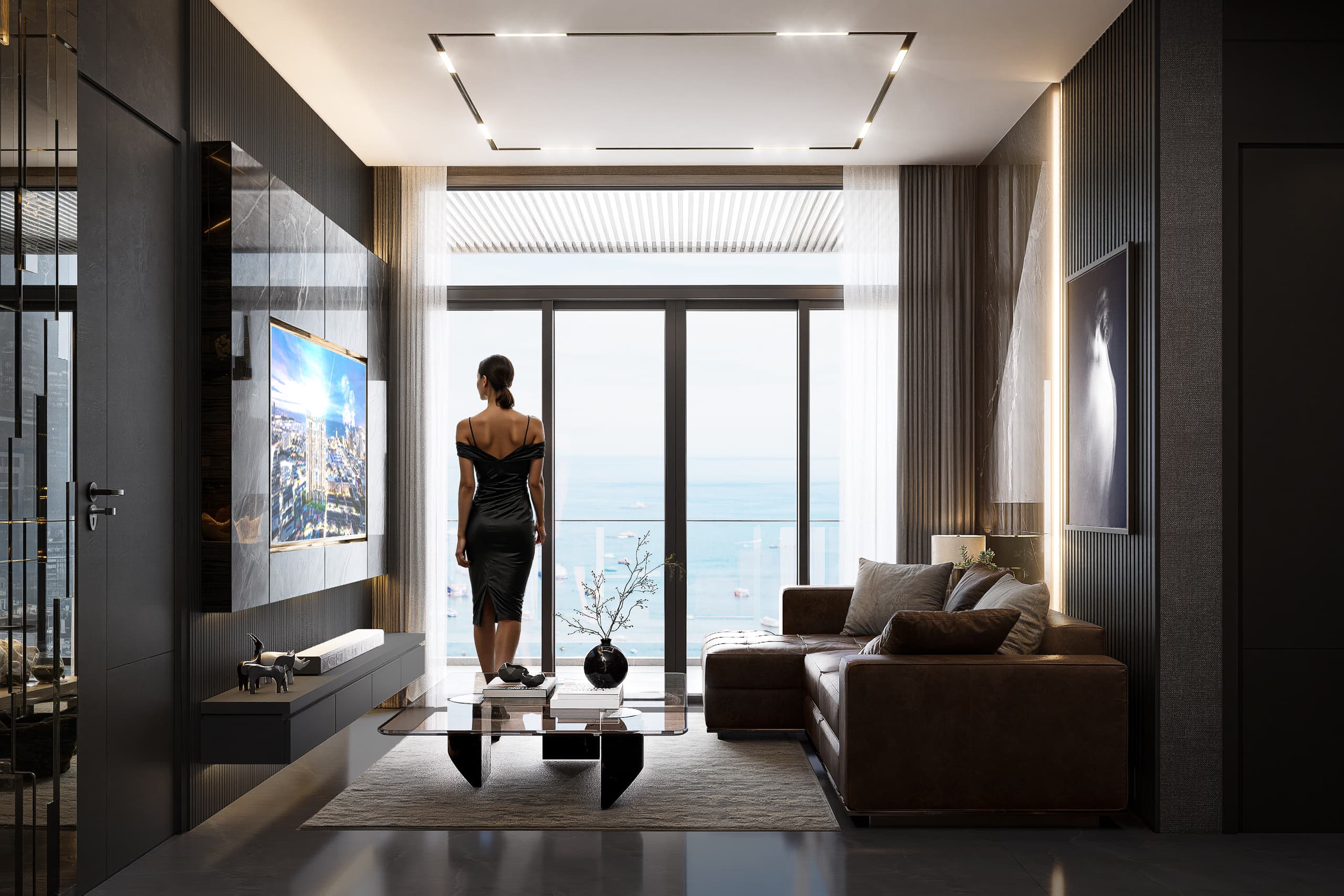 2-комнатная Grand Bay View 3