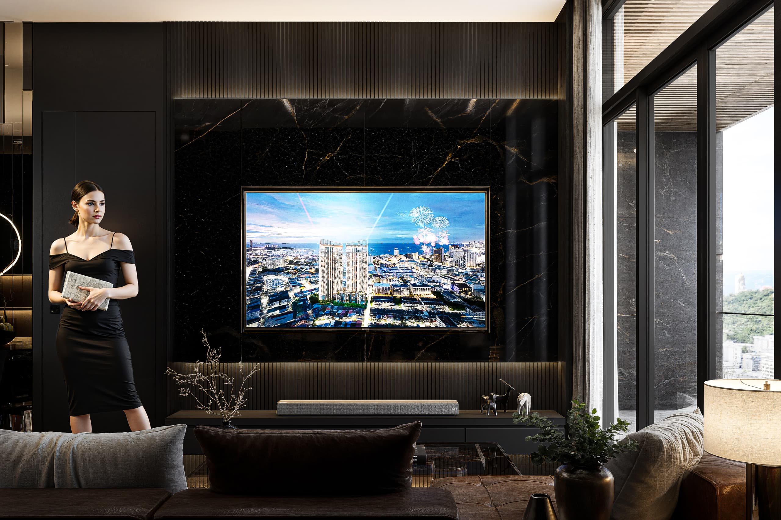 2-комнатная Grand Bay View 5