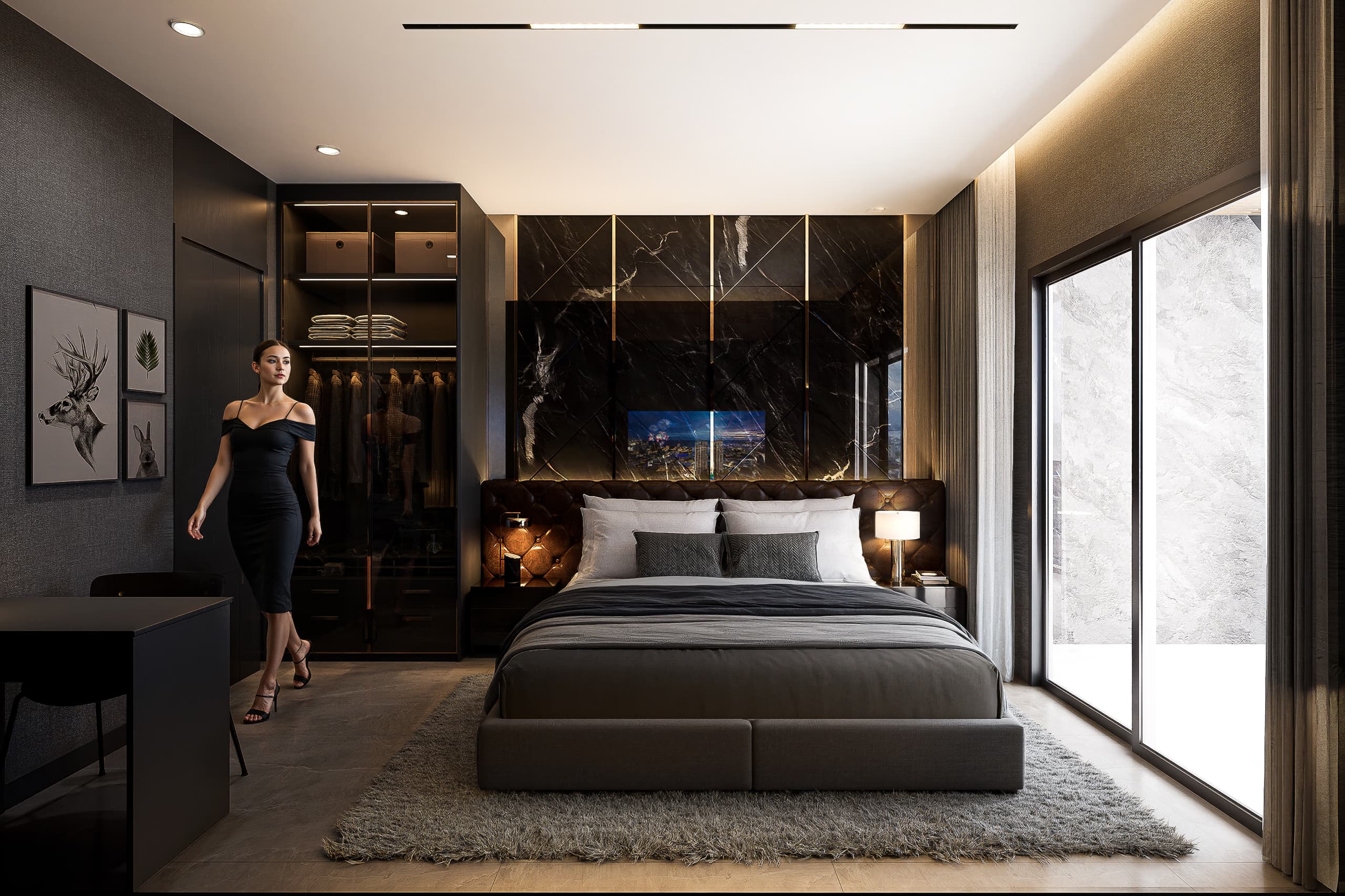 2-комнатная Grand Bay View 12