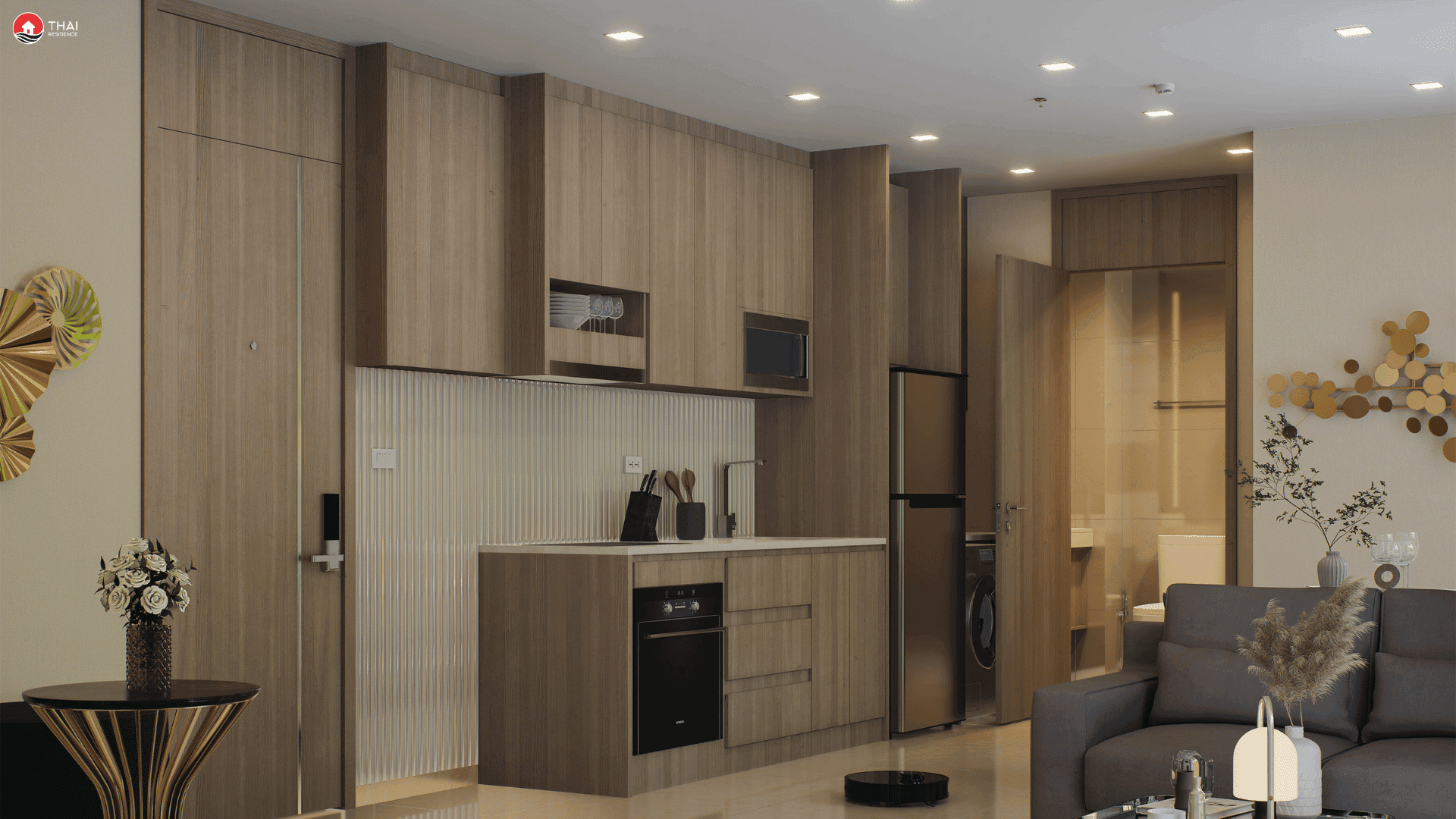 1-комнатная Harmonia City Garden 13