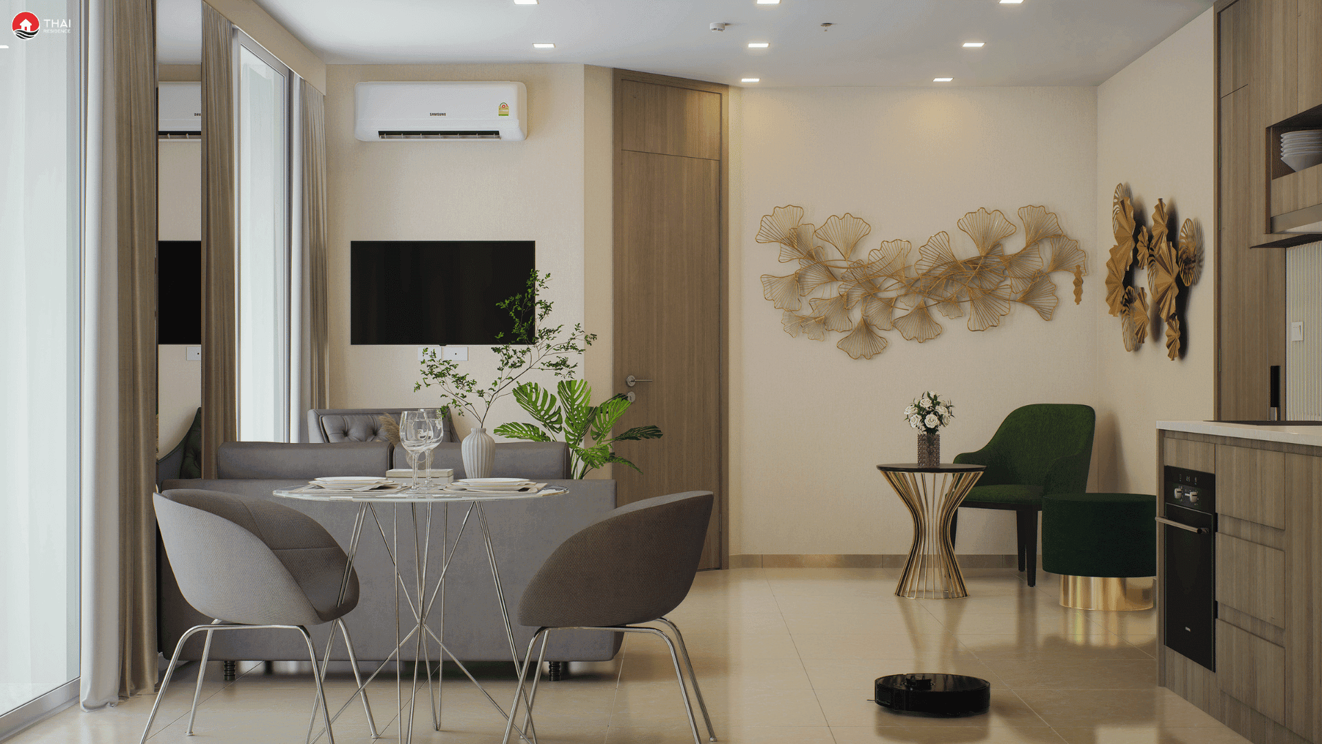 1-комнатная Harmonia City Garden 14