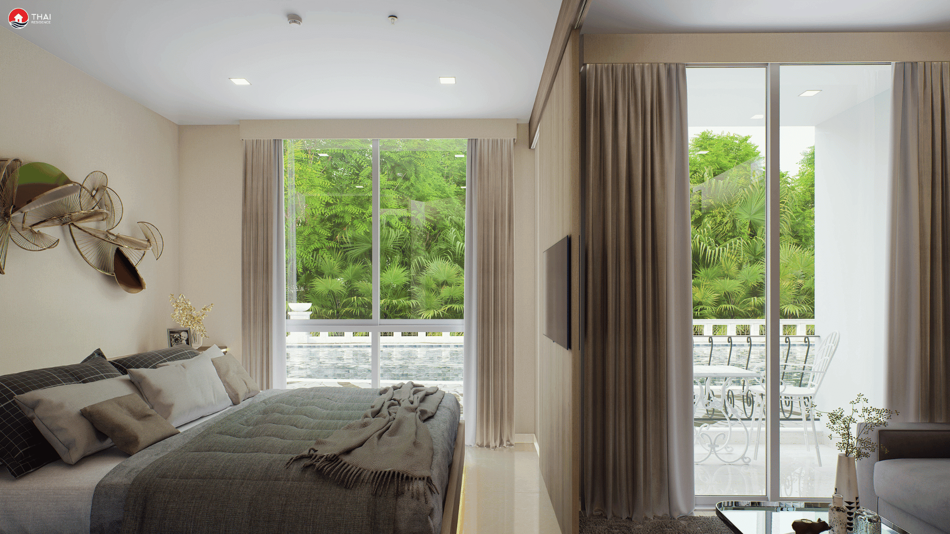 1-комнатная Harmonia City Garden 18