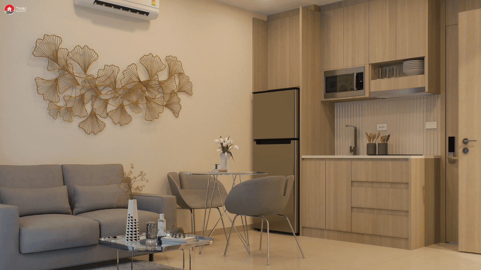 1-комнатная Harmonia City Garden 19