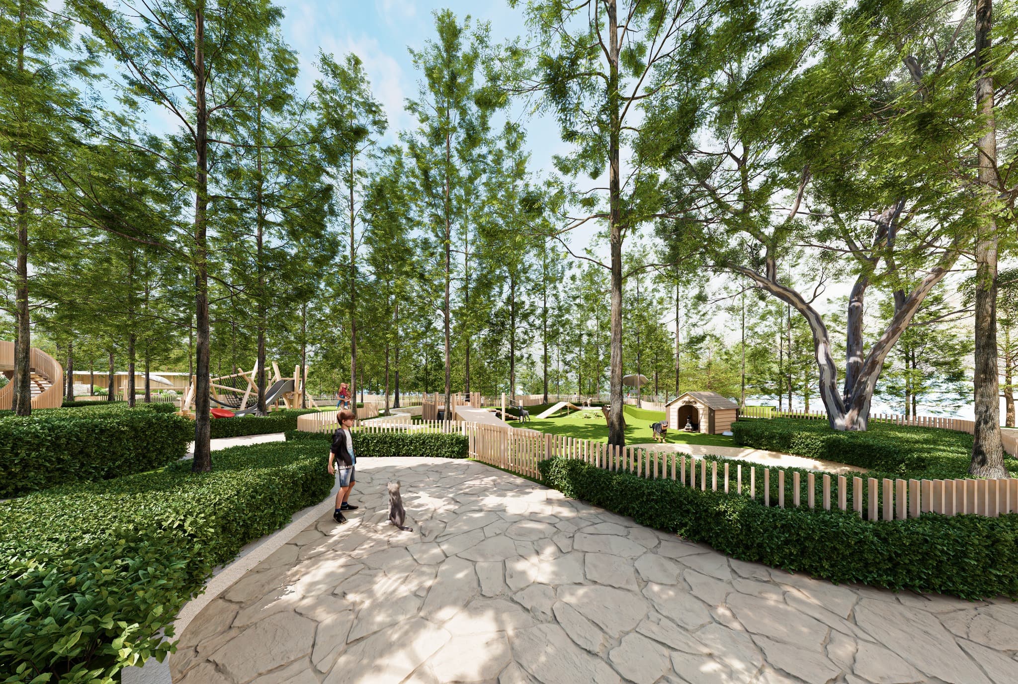 Wisdom First Residence Дог-френдли территория