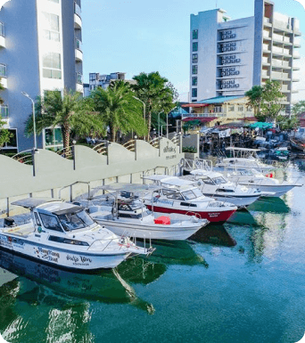 Whale Marina Condominium Причал на территории комплекса