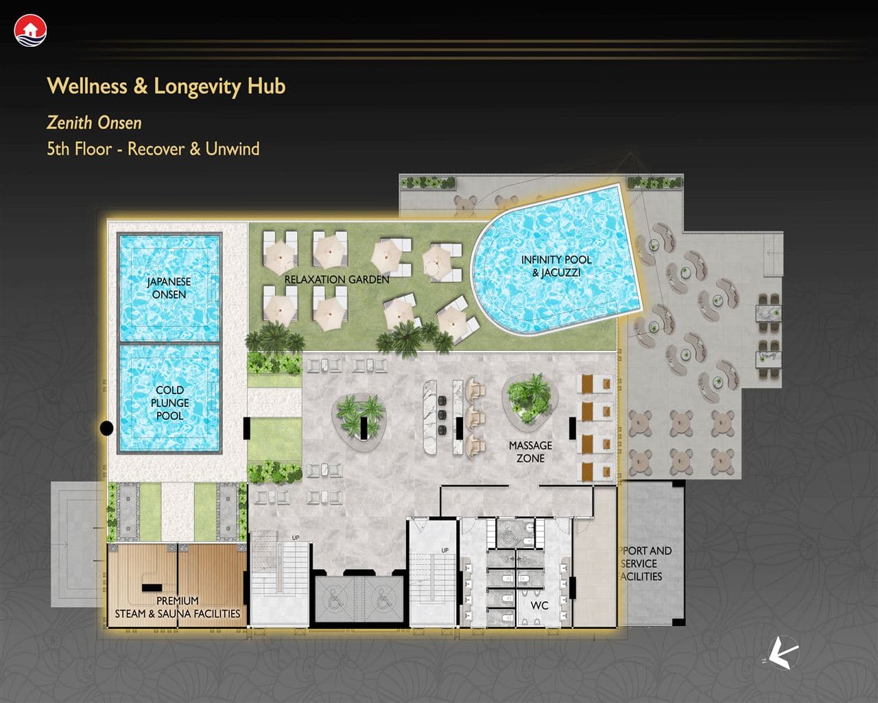 Zenith Onsen — Японский онсен, Cold Plunge и Инфинити-бассейн