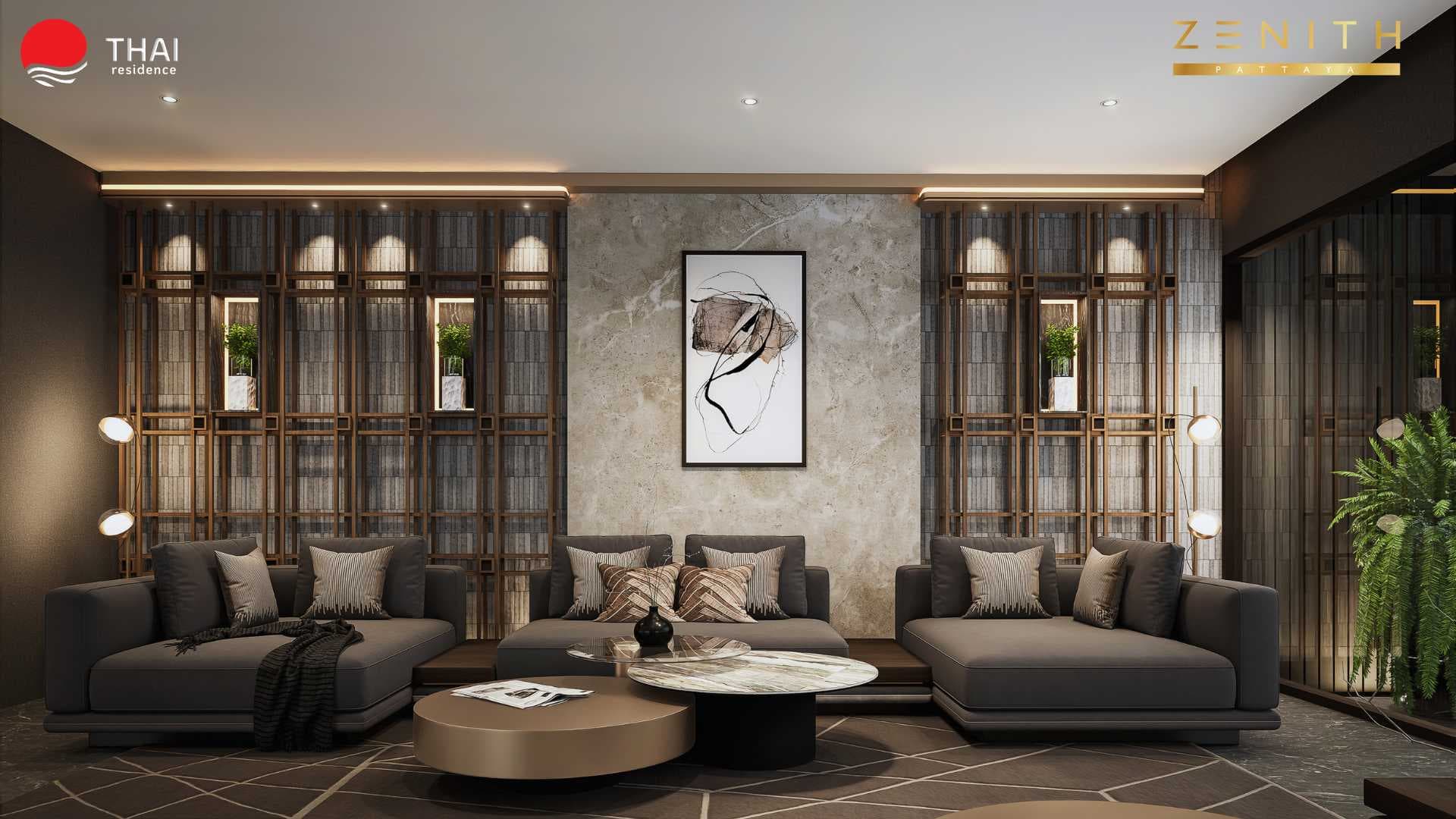 Zenith Pattaya Уютное пространство