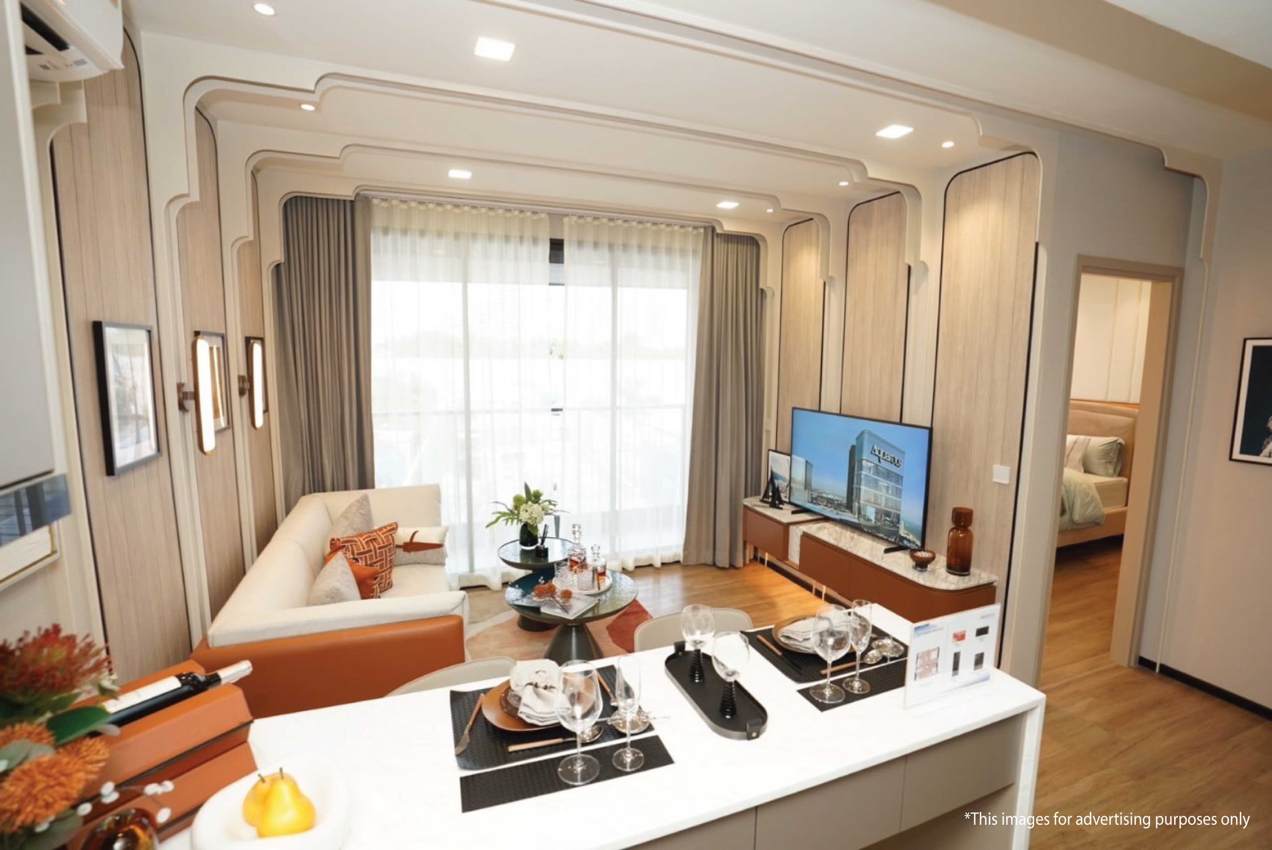 2-комнатная Aquarous Jomtien Pattaya 23