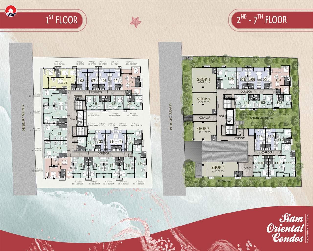Condo Siam Oriental Beach, Pratamnak, Pattaya - photo 2