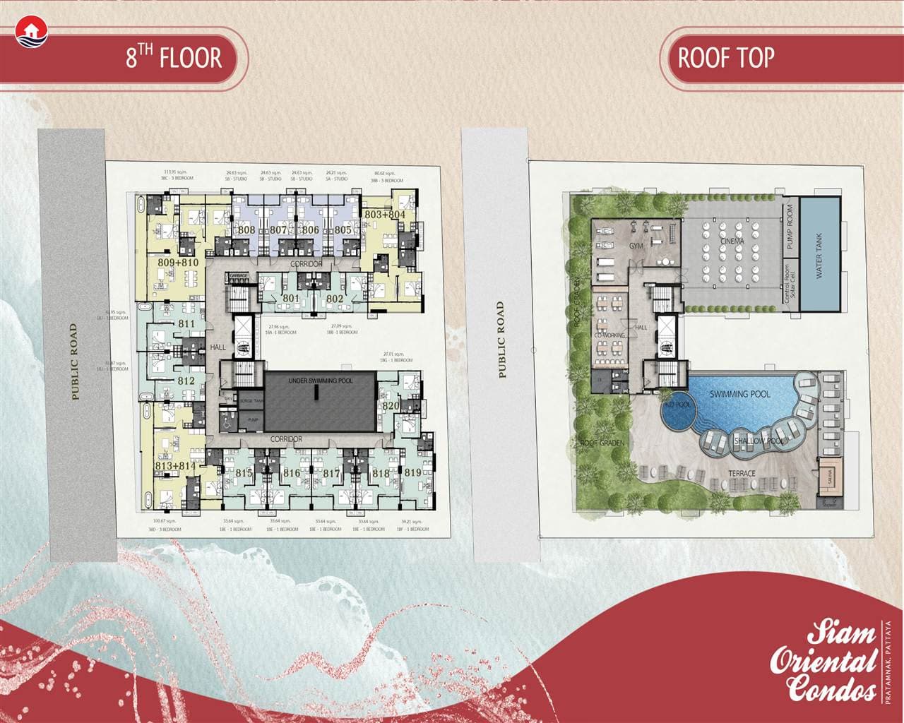 Condo Siam Oriental Beach, Pratamnak, Pattaya - photo 3