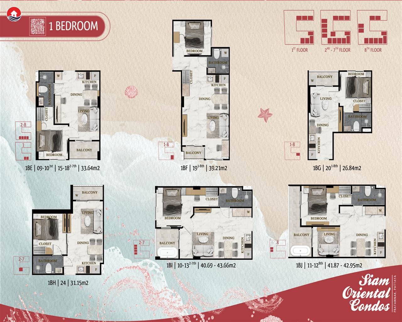 Condo Siam Oriental Beach, Pratamnak, Pattaya - photo 5