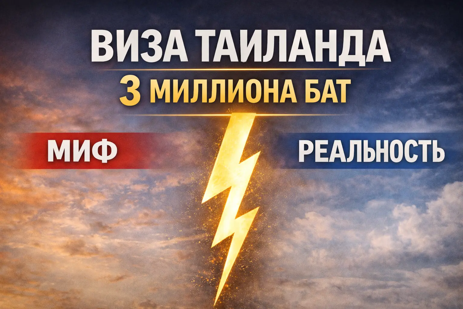 Виза в Таиланд за инвестиции от 3 млн бат: правда, мифы и официальные факты