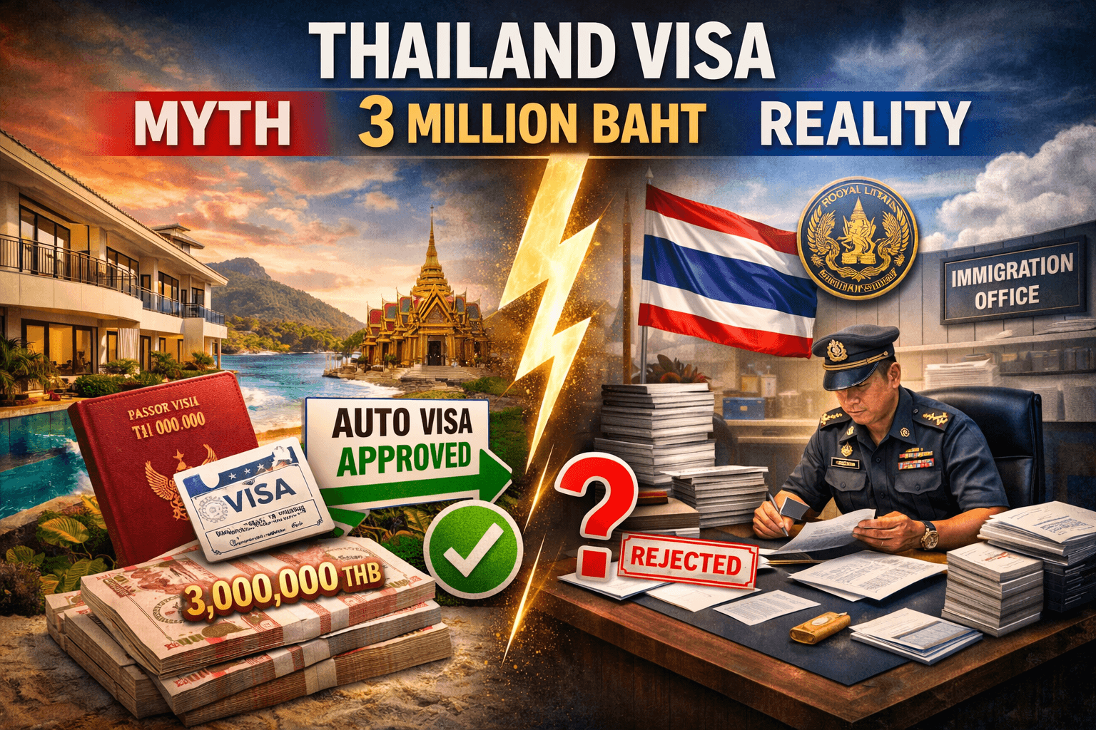 Thailand Investment Visa for 3 Million Baht: Facts, Myths, and What the Law Actually Says