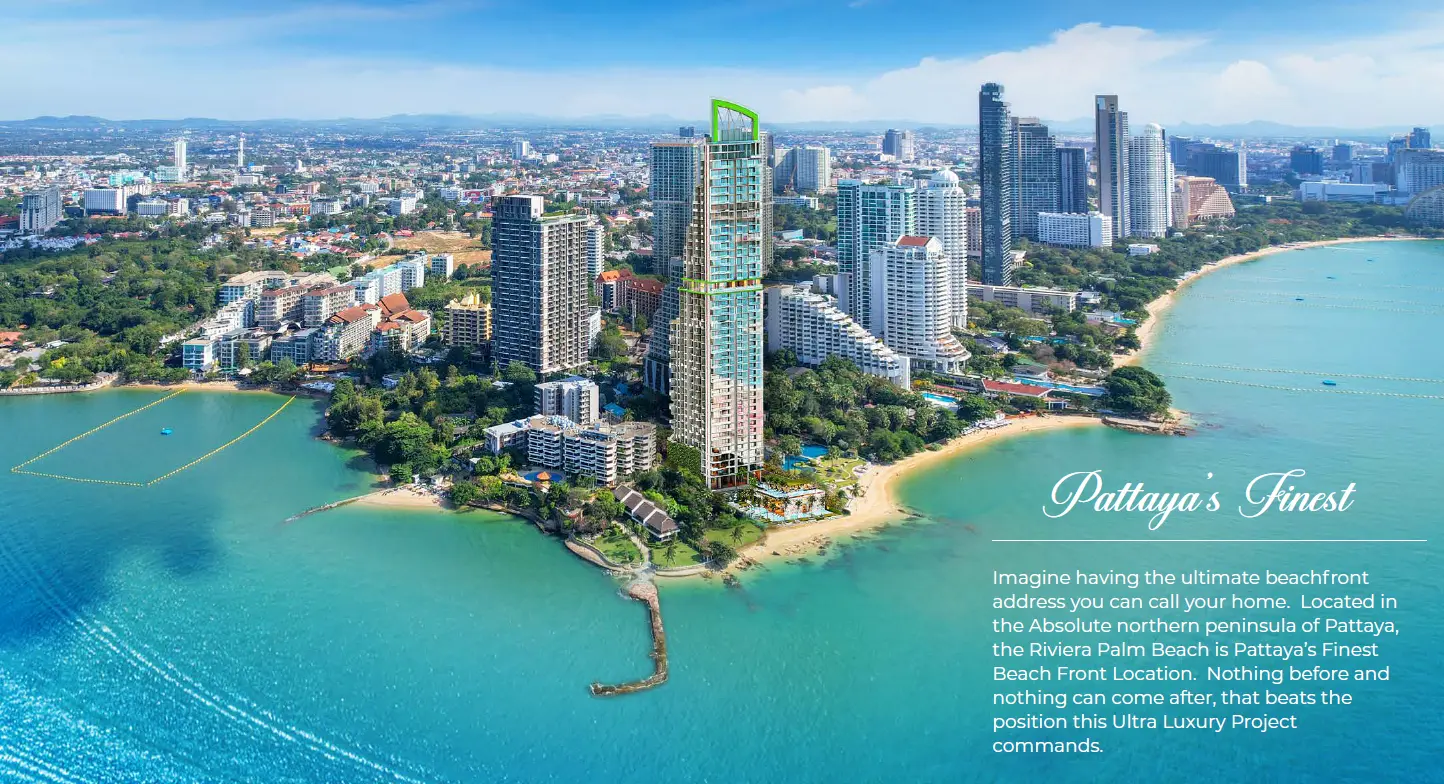 Riviera Palm Beach in North Pattaya. A New Residential Development by the Sea